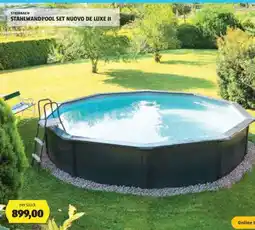 Hofer STEINBACH STAHLWANDPOOL SET NUOVO DE LUXE II Angebot