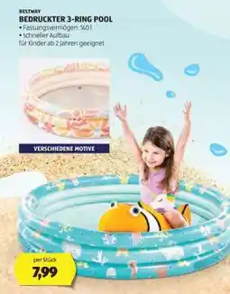 Hofer BESTWAY BEDRUCKTER 3-RING POOL Angebot