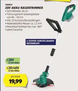 Hofer FERREX 20V AKKU-RASENTRIMMER Angebot