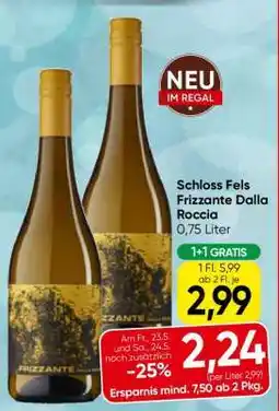 Eurospar Schloss Fels Frizzante Dalla Roccia Angebot