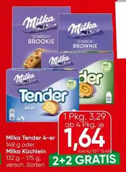 Eurospar Milka Tender 4-er oder Milka Küchlein Angebot