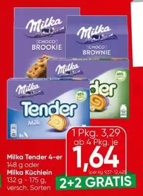 Eurospar Milka Tender 4-er oder Milka Küchlein Angebot