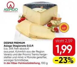 Eurospar DESPAR PREMIUM Asiago Stagionato D.O.P Angebot