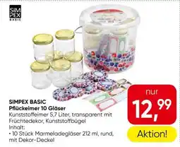Eurospar SIMPEX BASIC Pflückeimer 10 Gläser Angebot