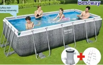 Hellweg BestWay Power Steel Frame Pool Set Angebot