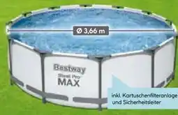 Hellweg BestWay Frame-Pool-Set Steel Pro Max Angebot
