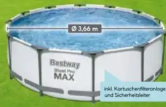 Hellweg BestWay Frame-Pool-Set Steel Pro Max Angebot