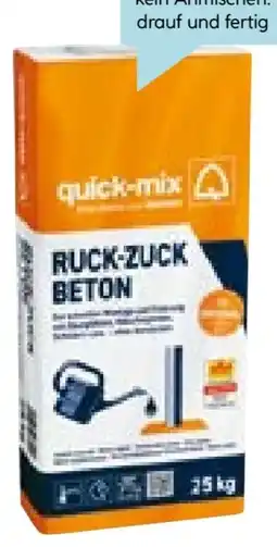Hellweg Quick-Mix Ruck-Zuck Beton Angebot