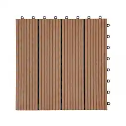 Hellweg Hartmann WPC-Klickfliese braun Angebot