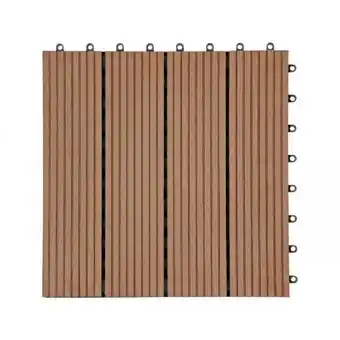 Hellweg Hartmann WPC-Klickfliese braun Angebot