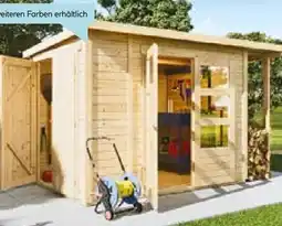 Hellweg Gartenhaus Kombi Pultdach Angebot