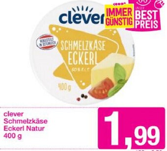 Sutterlüty Clever Schmelzkäse Eckerl Natur 400 g Angebot