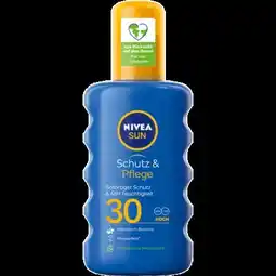 Bipa Nivea Sun Sonnenspray Schutz-Pflege LSF30 Angebot