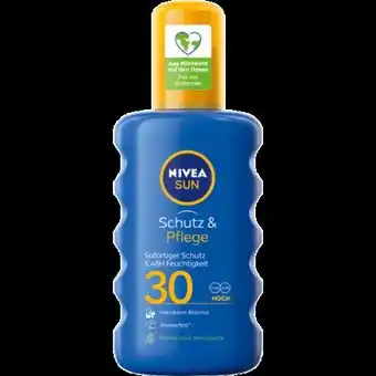 Bipa Nivea Sun Sonnenspray Schutz-Pflege LSF30 Angebot