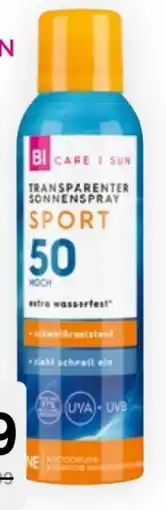 Bipa Bi Care Sun Transparenter Sonnenspray Sport LSF50 Angebot