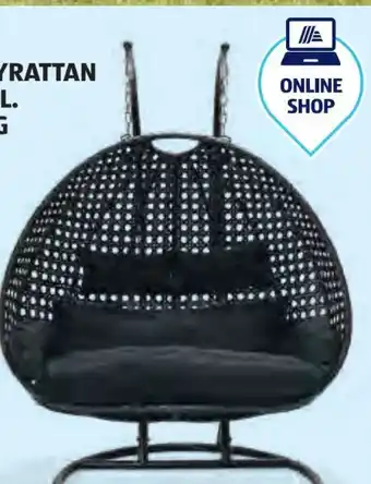 Hofer Home Deluxe Twin Polyrattan Hängesessel Angebot