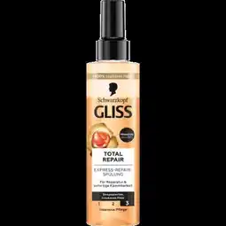 Bipa Schwarzkopf Gliss Kur Total Repair Express-Repair-Spülung Angebot
