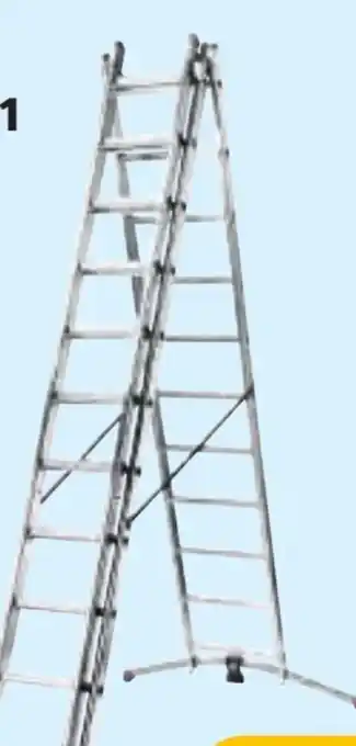 Hofer Hailo Alu-Kombileiter 3X11 Angebot