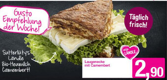 Sutterlüty Laugenecke Mit Camembert Angebot