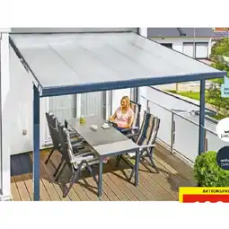 Hellweg Terrassenüberdachung „Standard“, weiß 248792 HELLWEG Angebot