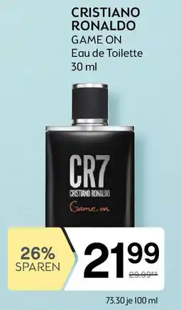 Bipa Cristiano ronaldo game on eau de toilette Angebot