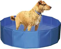 Hornbach Hundepool Kunststoff Ø 120cm Höhe 30cm blau Angebot