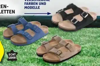 Hofer Up 2 Fashion Damen Leder-Pantoletten Angebot