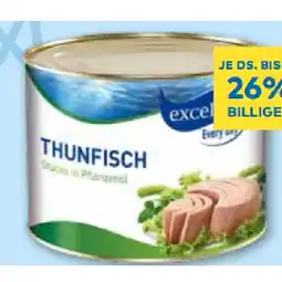 T&G Excelsior Thunfischstücke in Wasser oder in Öl T&G Angebot