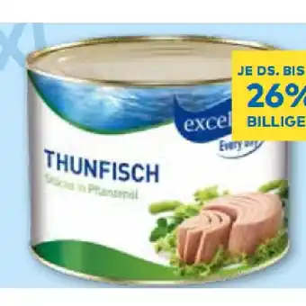 T&G Excelsior Thunfischstücke in Wasser oder in Öl T&G Angebot