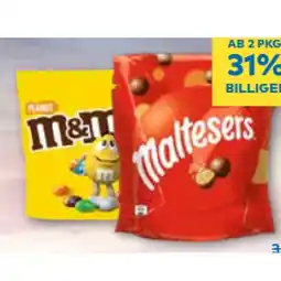 T&G M&Ms oder Malteser Standbeutel versch. Sorten T&G Angebot