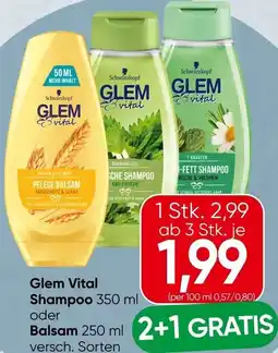 Spar Vital Shampoo  oder Balsam Angebot