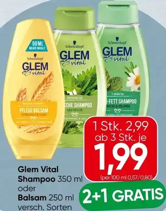 Spar Vital Shampoo  oder Balsam Angebot