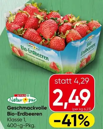 Spar Geschmackvolle Bio-Erdbeeren Angebot