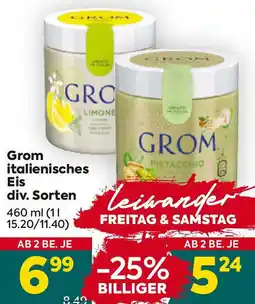 Billa italienisches Eis Angebot