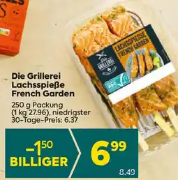 Billa Die Grillerei Lachsspieße French Garden Angebot