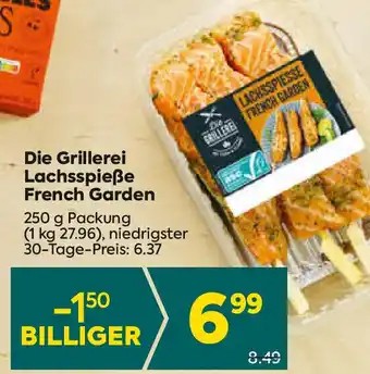 Billa Die Grillerei Lachsspieße French Garden Angebot