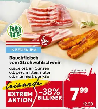 Billa Bauchfleisch vom Strohwohlschwein Angebot
