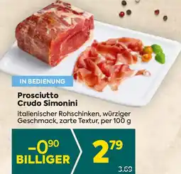 Billa Prosciutto Crudo Simonini Angebot