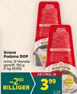 Billa Padano DOP Angebot