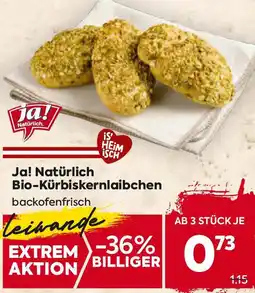 Billa Bio-Kürbiskernlaibchen Angebot