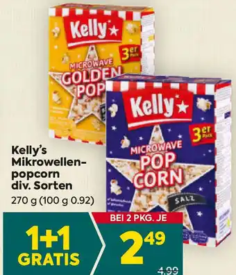 Billa Mikrowellen- popcorn Angebot