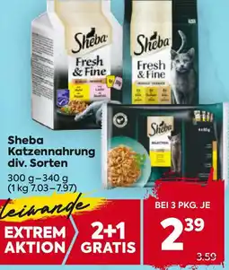Billa Sheba Katzennahrung Angebot
