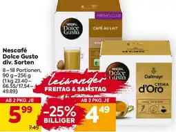 Billa Nescafé Dolce Gusto Angebot