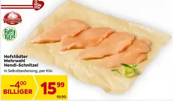 Billa Hofstädter Mehrwohl Hendl-Schnitzel Angebot