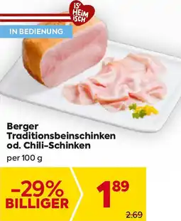 Billa Traditionsbeinschinken od. Chili-Schinken Angebot
