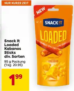 Billa Snack It Loaded Kabanos Sticks Angebot