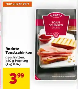 Billa Toastschinken Angebot