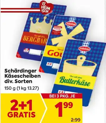 Billa Käsescheiben Angebot