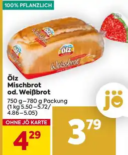 Billa Mischbrot od. Weißbrot Angebot