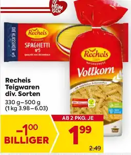 Billa Teigwaren Angebot